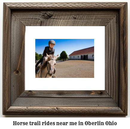 horse trail rides near me in Oberlin, Ohio